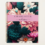 Agenda Planeador de flores moderno, simples e elegante<br><div class="desc">Planeador de flores moderno,  simples e elegante. Basta editar seu produto em alguns minutos. Você pode alterar a fonte/tamanho/cor e a posição usando "mais personalização".</div>