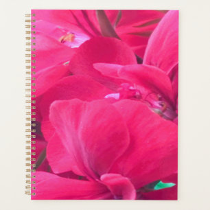 Agenda Planeador de Flores Rosa