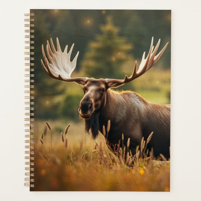 Agenda Planeador de Moose Simples (Frente)