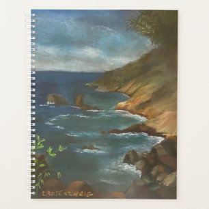 Agenda Planeador de Pintura de Praia
