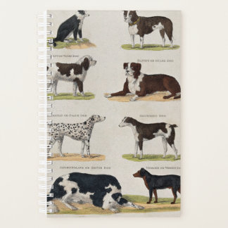 Agenda Planeador de raças de cães de vintage