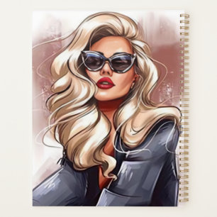 Agenda Planeador de Retratos da Moda Elegante