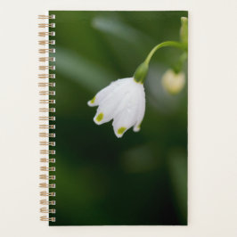 Agenda Planeador elegante floral branco