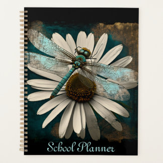 Agenda Planeador Escolar com Dragonfly & Daisy