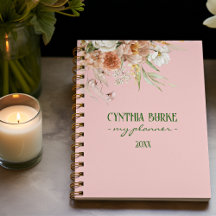 Planeador Espiral Floral Cor-de-Água Pêntrica Rosa