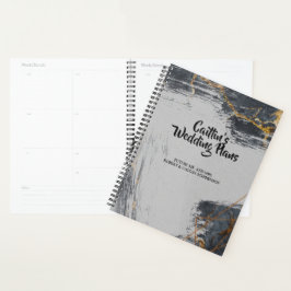Agenda Planeador Geométrico Marble Glitter