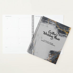 Agenda Planeador Geométrico Marble Glitter