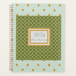 Agenda Planeador Geométrico Personalizado do Primavera Pa