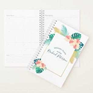 Agenda Planeador Monográfico de Casamento do Hibiscus Do