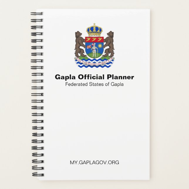 Agenda Planeador Oficial Gapla (Frente)