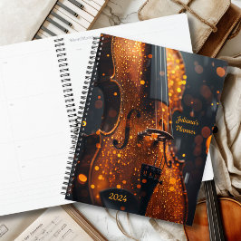 Agenda Planeador para Estudante de Música Violinista