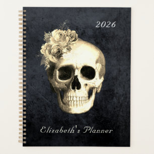 Agenda Planeador Personalizado 2022 do Crânio Gótico