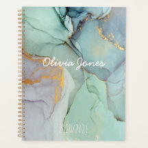 Planeador Personalizado Colorido Marble