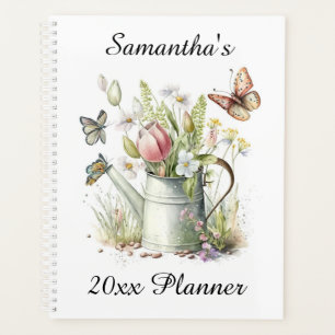 Agenda Planeador Personalizado da Borboleta Flor