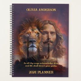 Agenda Planeador Personalizado Jesus Leão Sunset - Fundo 