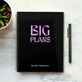 Agenda Planeador Personalizado Preto 2024 da Tipografia M