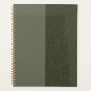 Agenda Planeador Semanal de Textura Dupla Verde do Motor 