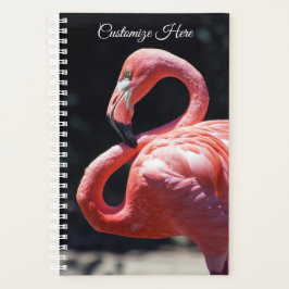 Agenda Planeador Semanal/Mensal do Flamingo Personalizado