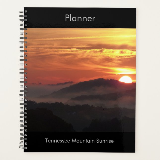 Agenda Planeador Sunrise do Tennessee Mountain (Frente)
