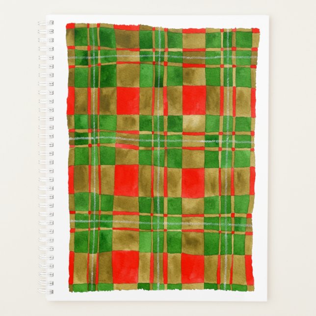 Agenda Planejador/Calendário MAC GREGOR TARTAN 8.5x11 (Frente)
