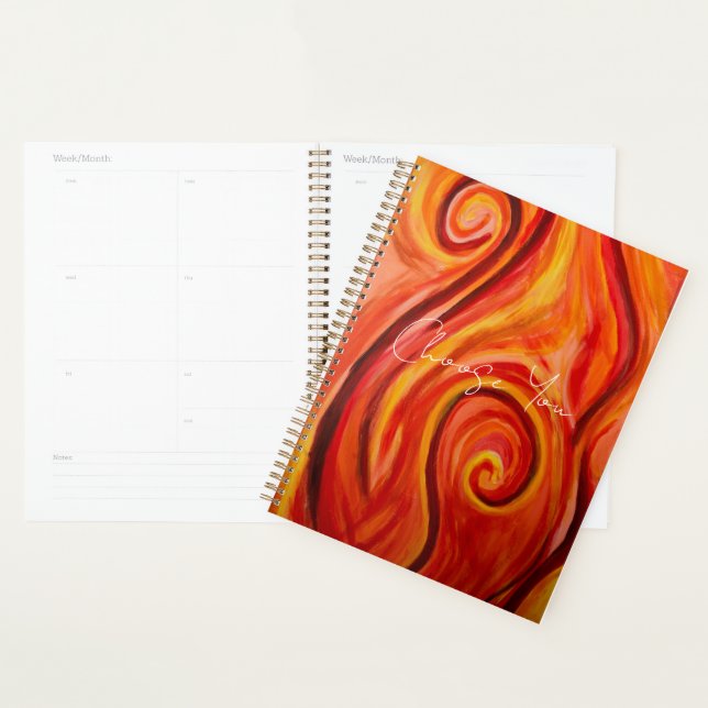 Agenda "Planejador 'Fogo Interior'" (Exibição)