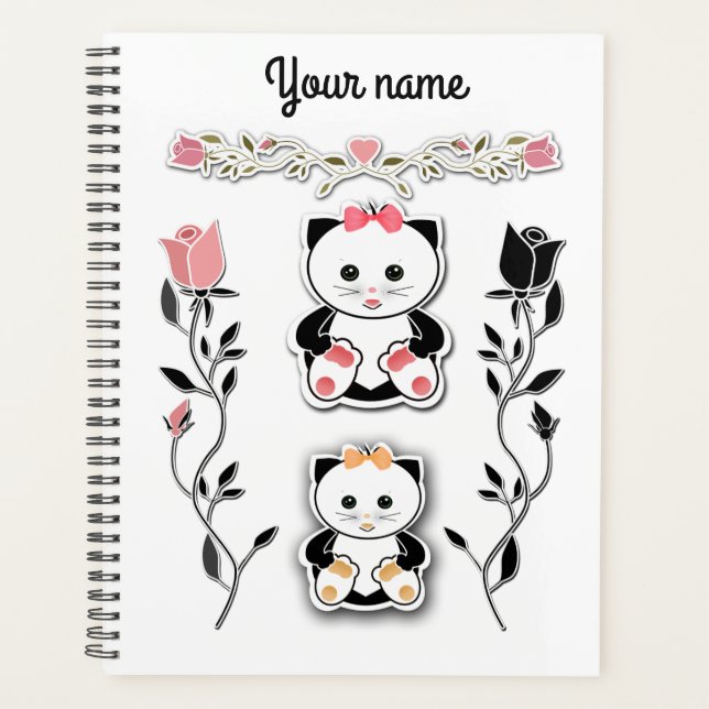 Agenda Planejador, personalizar, álbum (Frente)