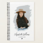 Agenda Planejamento de Fotografia de Quadro de Pincel Per<br><div class="desc">Planeador de Fotos de Quadro Personalizado de Pincel Personalizado Contemporâneo,  moderno e elegante,  com design impresso,  que pode ser personalizado com seu texto. Clique no botão "Personalizar" e use nossa ferramenta design para modificar este modelo. Veja a Design de Arte Gráfica para outros produtos que combinam com este design!</div>