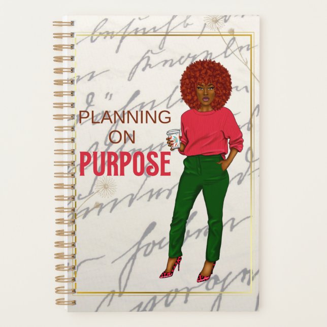 Agenda Planejamento do Purpose Boss Babe Planner (Frente)