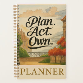 Agenda PLANEJE. AJA. POSSA.” Um Espírito Conectado™
