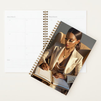 Agenda "Planeje com antecedência. Sucesso com intenção."