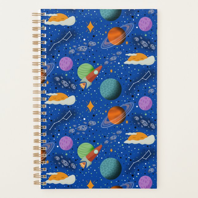 Agenda Planetas do Plano Espacial Ilustrado (Frente)