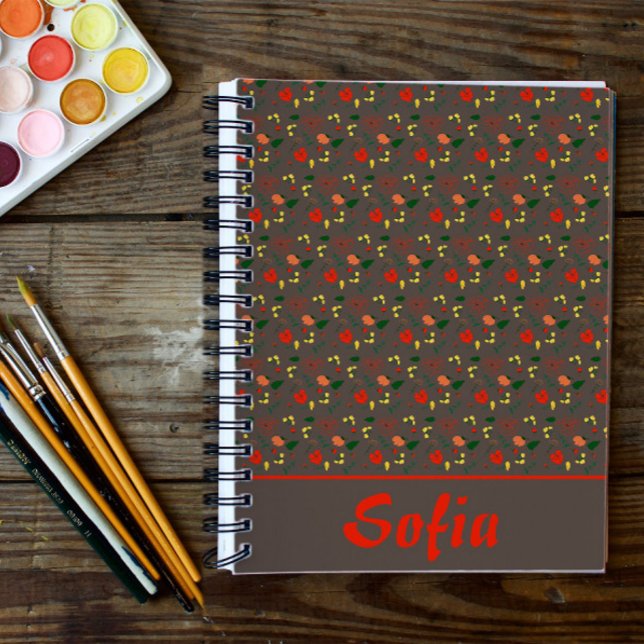 Agenda Planificador de flores silvestres de papoila flora (Criador carregado)