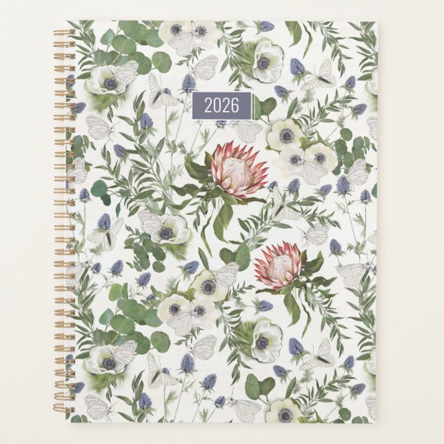 Agenda Planner 2026 Beautiful Floral (Frente)