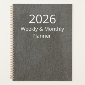 Agenda Planner 2026 Weekly and Monthly