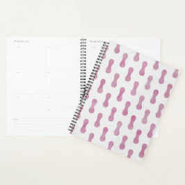 Agenda Planner (21,6 x 28 cm) - Pink Pattern