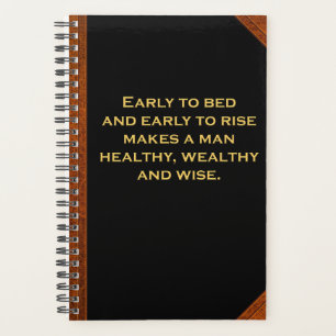 Agenda Planner Ben Franklin Cote Cedo Ced Rise Vintage