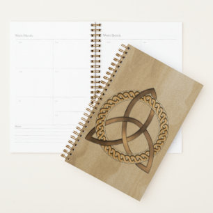 Agenda Planner Celtic Triquetra Trinity Knot Planner