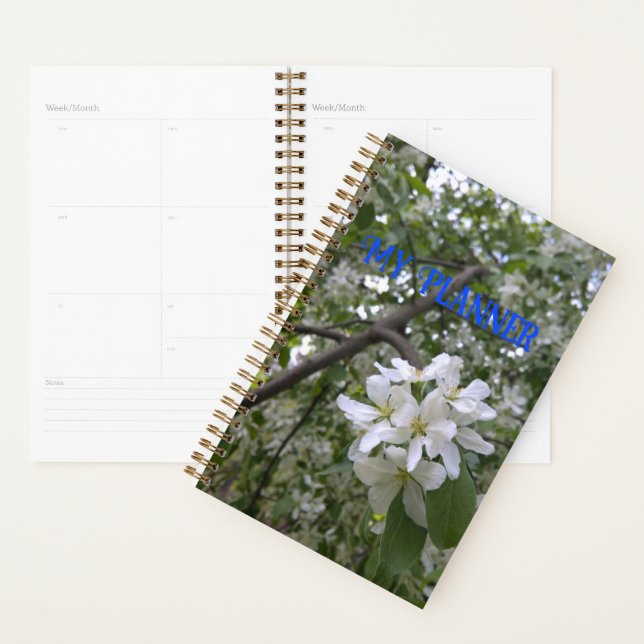 Agenda Planner com Blossomas de Maçã (Exibição)