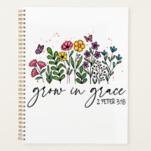 Planner com Verso de Bíblia