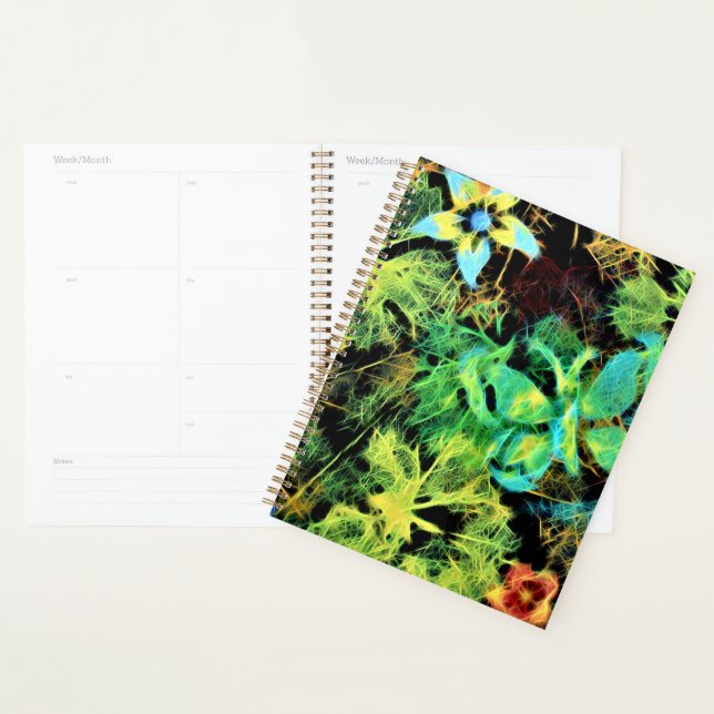Agenda Planner da borboleta e da flor Rodilius (Exibição)