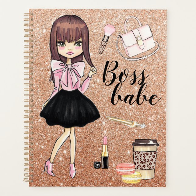 Agenda Planner da Chic e da Wild Girl (Frente)