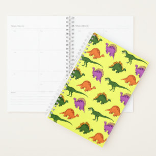 Agenda Planner de Amantes do Dinossauro