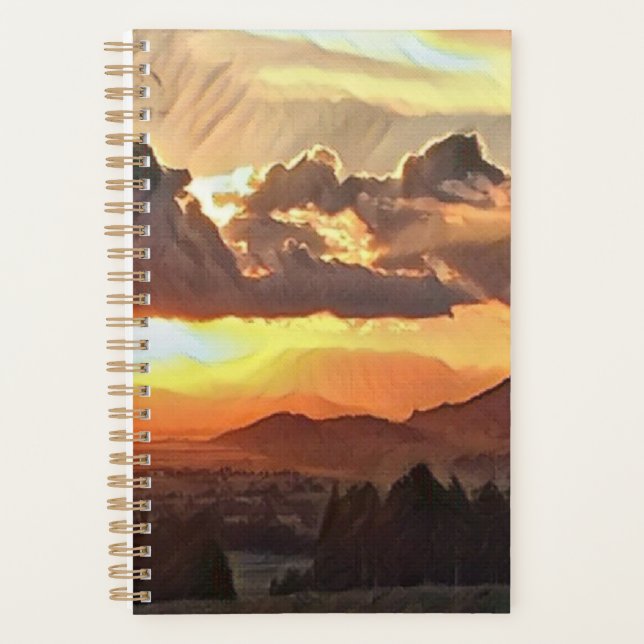 Agenda Planner de arte por Canvas sunset (Frente)