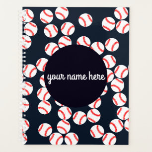 Agenda Planner de Baseball Personalizado e Bonito