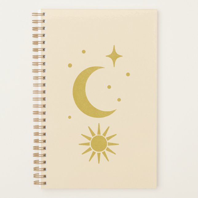 Agenda Planner de Blush Celestial (Frente)