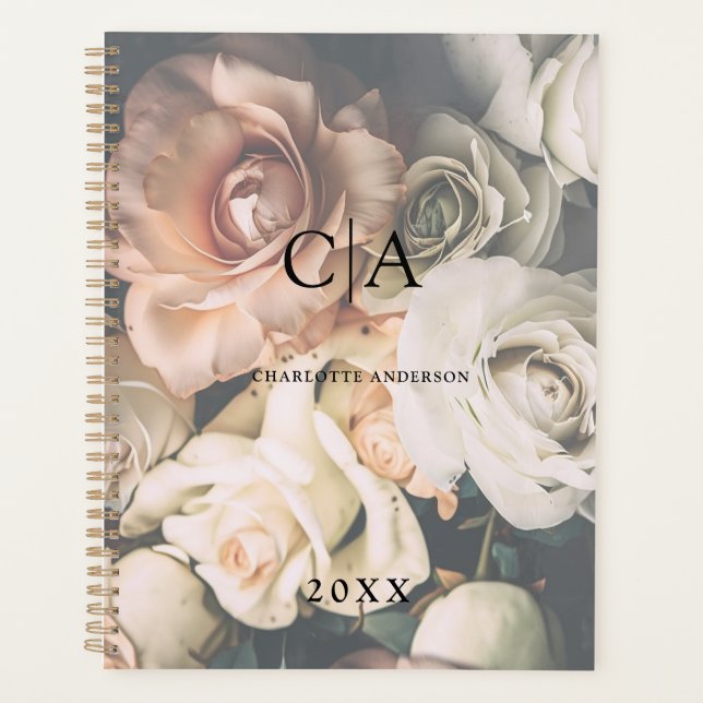 Agenda Planner de Boho da Flor (Frente)