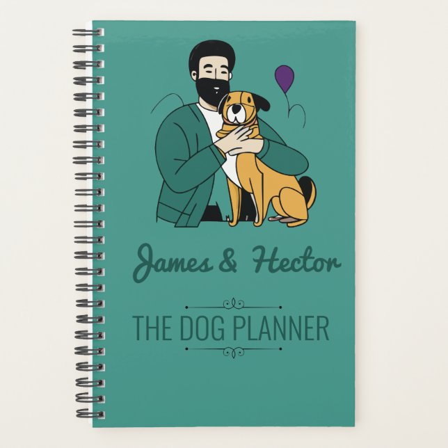 Agenda Planner de Cachorros (Frente)
