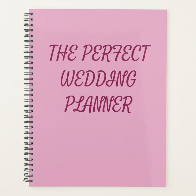 Agenda Planner de Casamento (Frente)