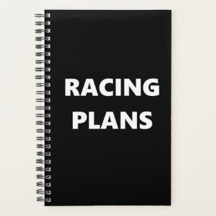 Agenda Planner de Corrida de Tema Esportivo