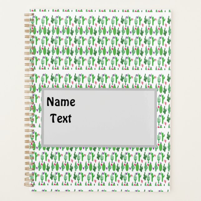 Agenda Planner de Design Cactus (Frente)